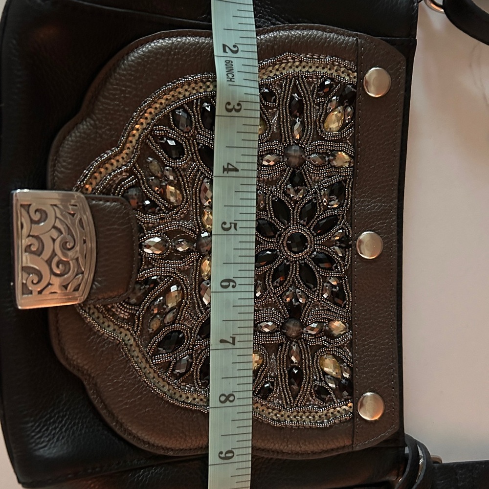 NWOT - Brighton Bennett Embellished Crossbody Bag - Picture 11 of 12